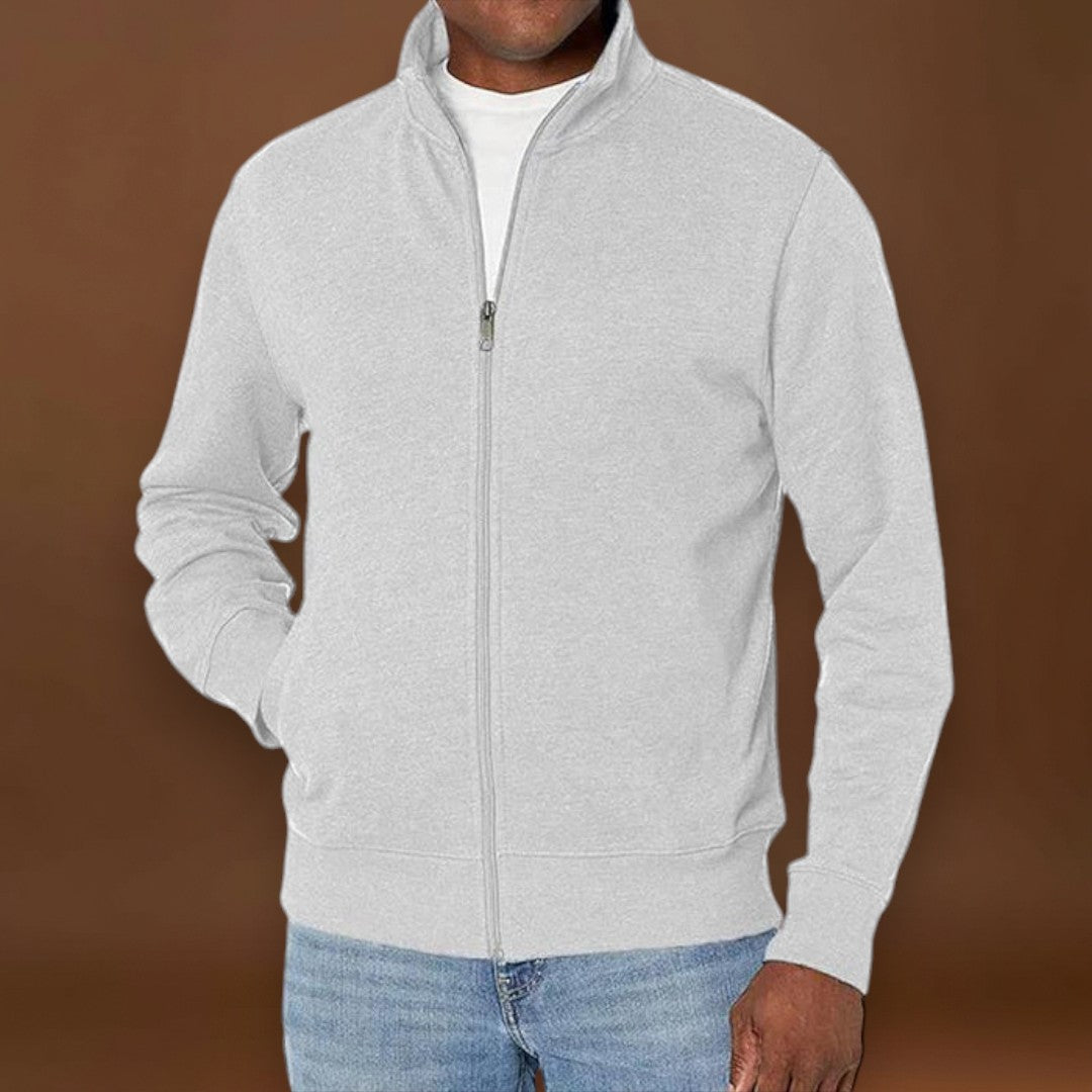 Tiago - Casaco de Mistura de Tecido Suave