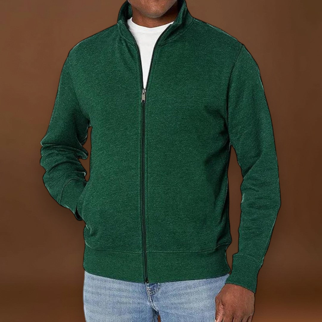 Tiago - Casaco de Mistura de Tecido Suave