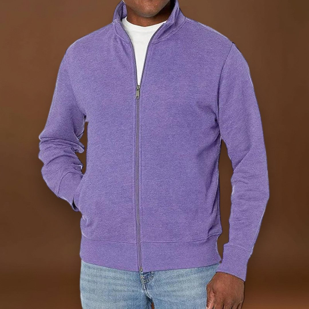 Tiago - Casaco de Mistura de Tecido Suave