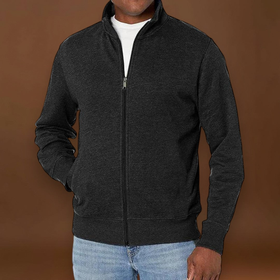 Tiago - Casaco de Mistura de Tecido Suave