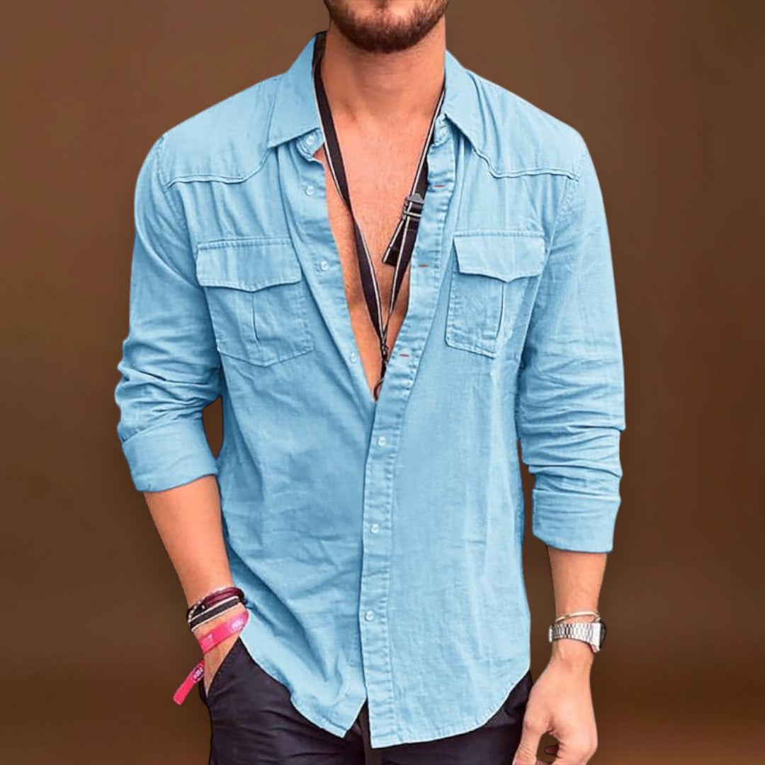 Camisa – Bolsos Cargo Sob Medida & Movimento Flexível