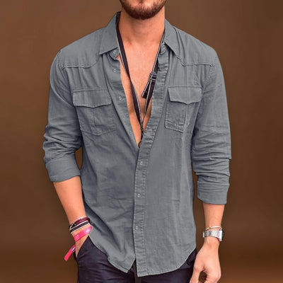 Camisa – Bolsos Cargo Sob Medida & Movimento Flexível