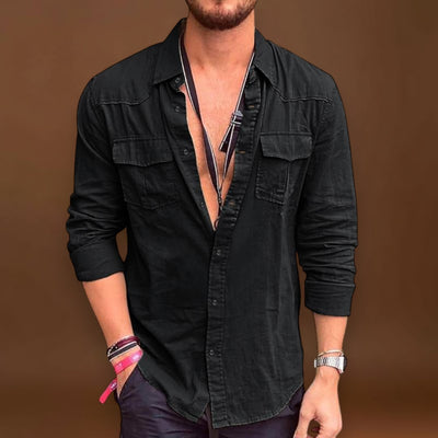 Camisa – Bolsos Cargo Sob Medida & Movimento Flexível