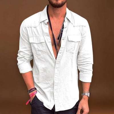 Camisa – Bolsos Cargo Sob Medida & Movimento Flexível