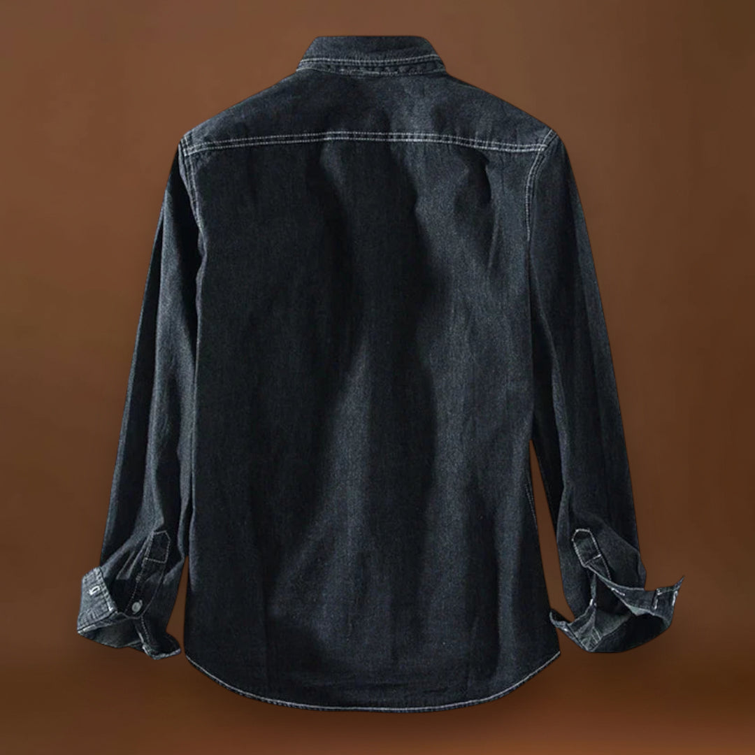 Camisa - Yoke Ocidental e Frente com Botões para Uso Desprendido