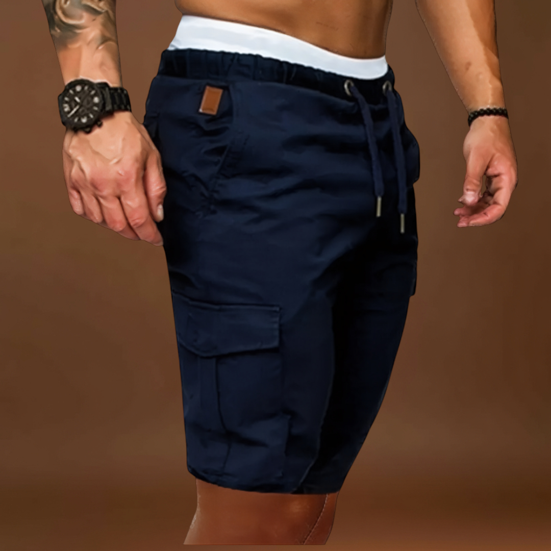 Calções – Mistura Respirável com Cintura Elástica e Movimento Livre