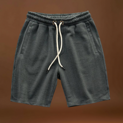 Calções – Mistura de Fleece Pesado e Acabamento Lavado Durável