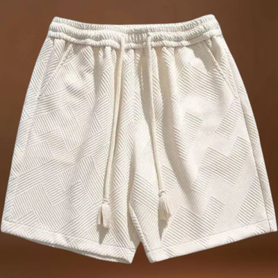 Calções - Textura em Mistura de Jacquard e Leveza Respirável