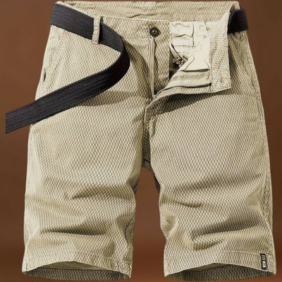 Calções – Mistura Leve com Cintura Elástica e Corte Relaxado