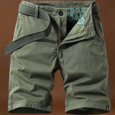 Calções – Mistura Leve com Cintura Elástica e Corte Relaxado