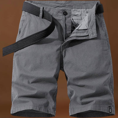 Calções – Mistura Leve com Cintura Elástica e Corte Relaxado