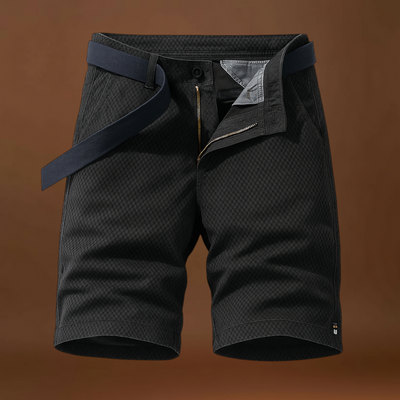 Calções – Mistura Leve com Cintura Elástica e Corte Relaxado