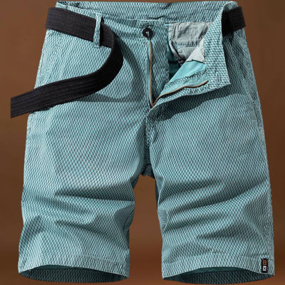 Calções – Mistura Leve com Cintura Elástica e Corte Relaxado