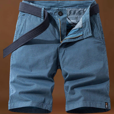 Calções – Mistura Leve com Cintura Elástica e Corte Relaxado