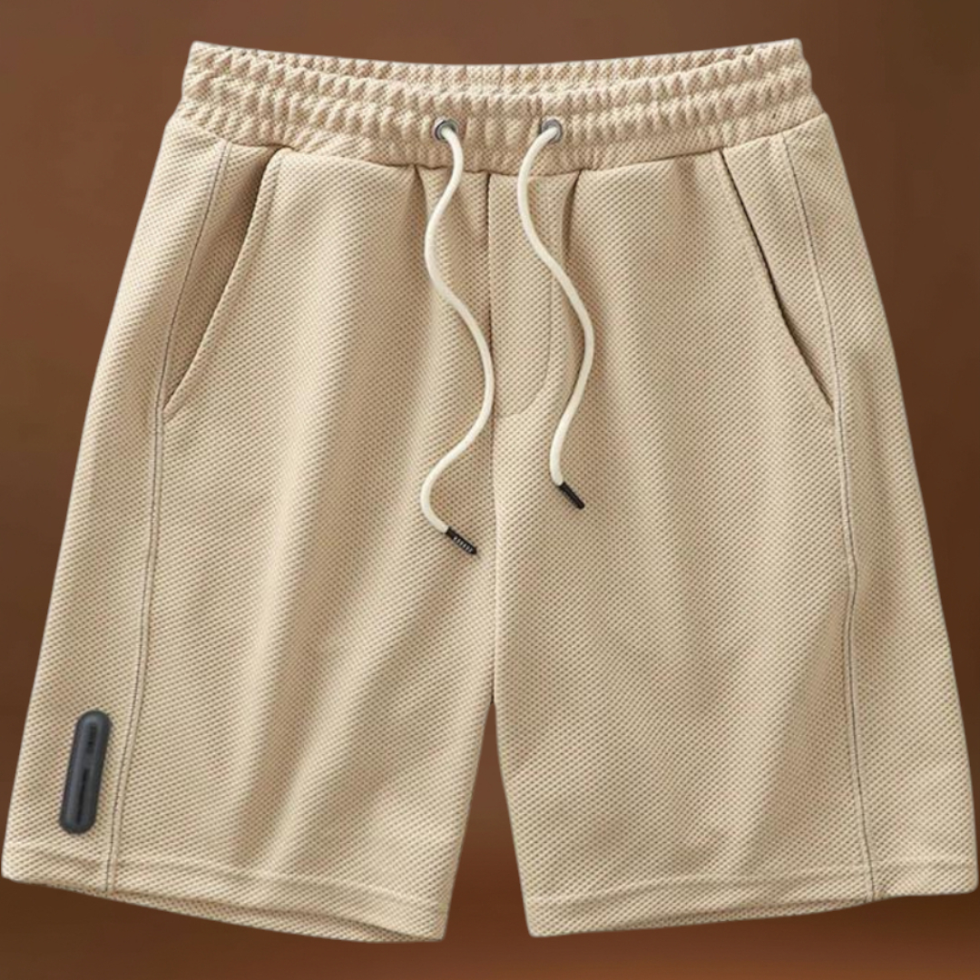 Calções - Mistura de Poliéster Corte Acima do Joelho e Movimento Fácil