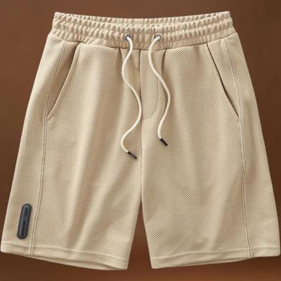 Calções - Mistura de Poliéster Corte Acima do Joelho e Movimento Fácil