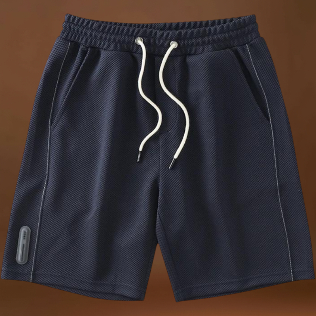 Calções - Mistura de Poliéster Corte Acima do Joelho e Movimento Fácil