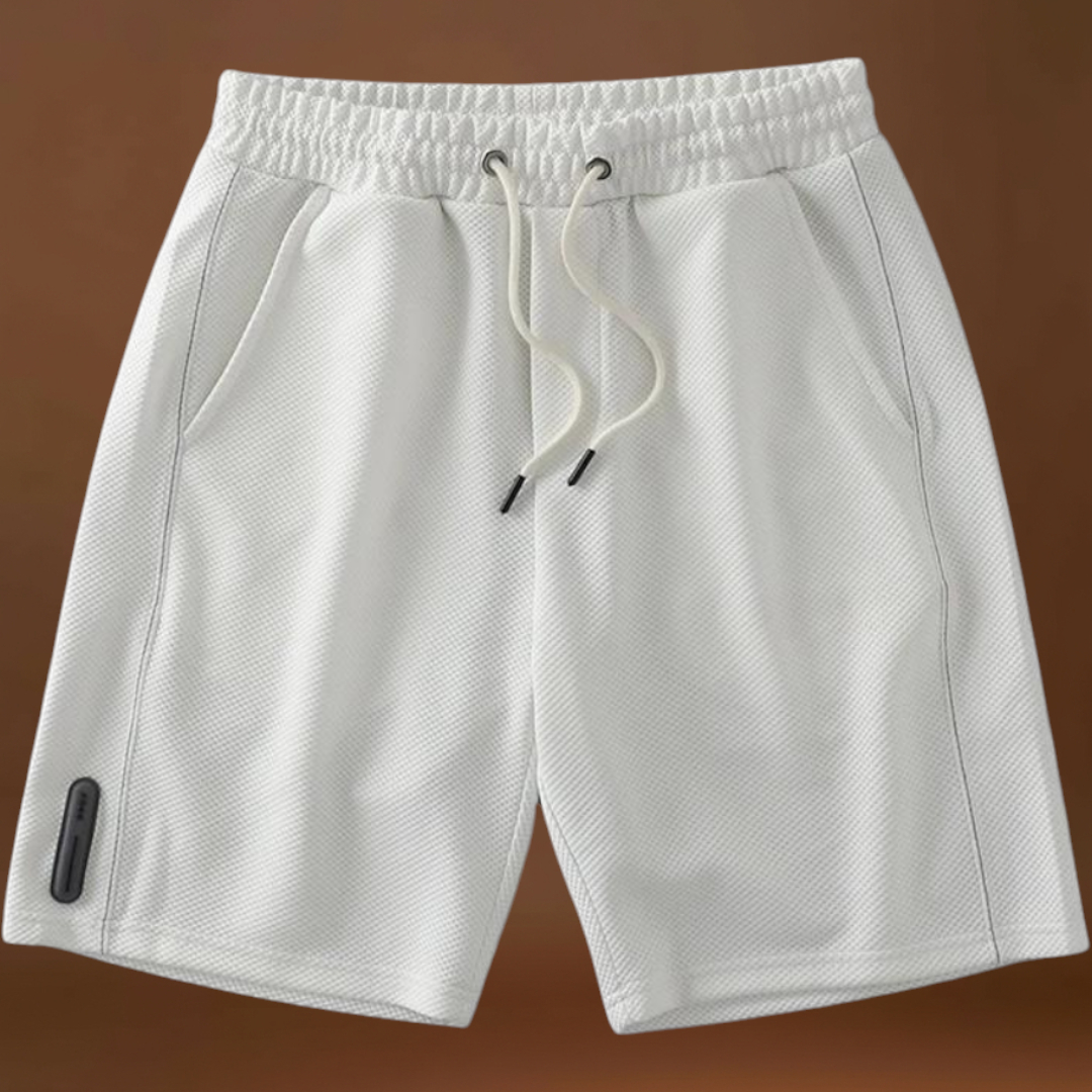 Calções - Mistura de Poliéster Corte Acima do Joelho e Movimento Fácil