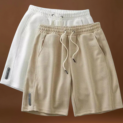 Calções - Mistura de Poliéster Corte Acima do Joelho e Movimento Fácil