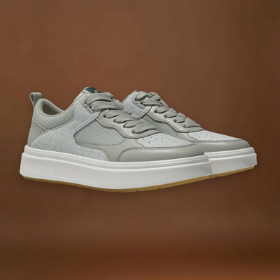 Sapatos Slip On - Parte Superior em Mistura de Lona e Fácil de Calçar