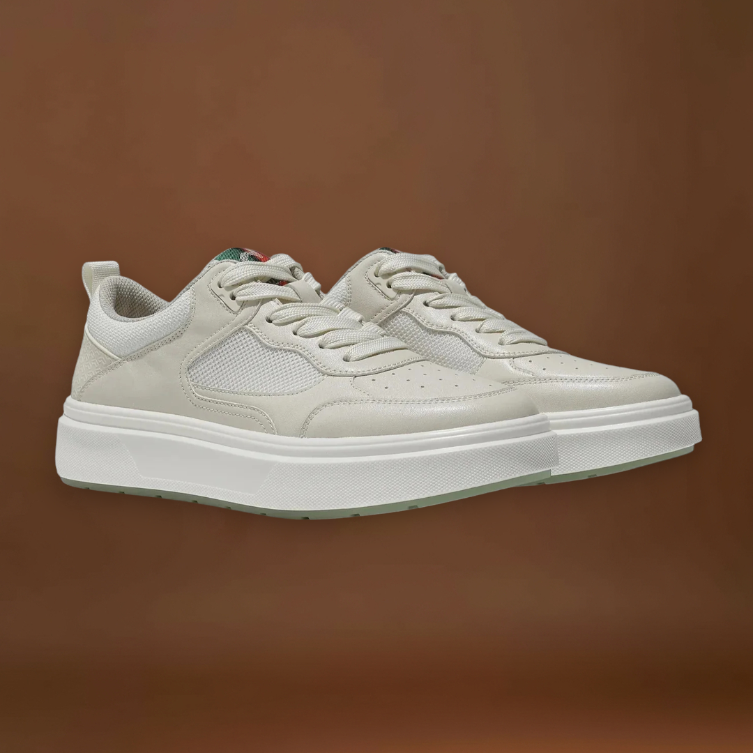 Sapatos Slip On - Parte Superior em Mistura de Lona e Fácil de Calçar