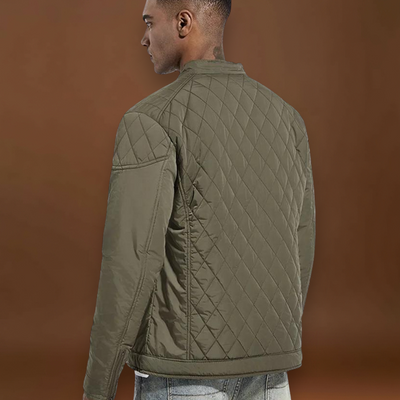 Casaco Soft-Blend - Design Matelassado em Diamante e Mantém Quente