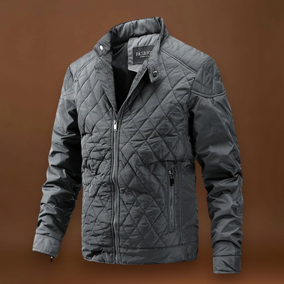 Casaco Soft-Blend - Design Matelassado em Diamante e Mantém Quente