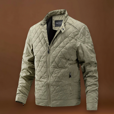 Casaco Soft-Blend - Design Matelassado em Diamante e Mantém Quente