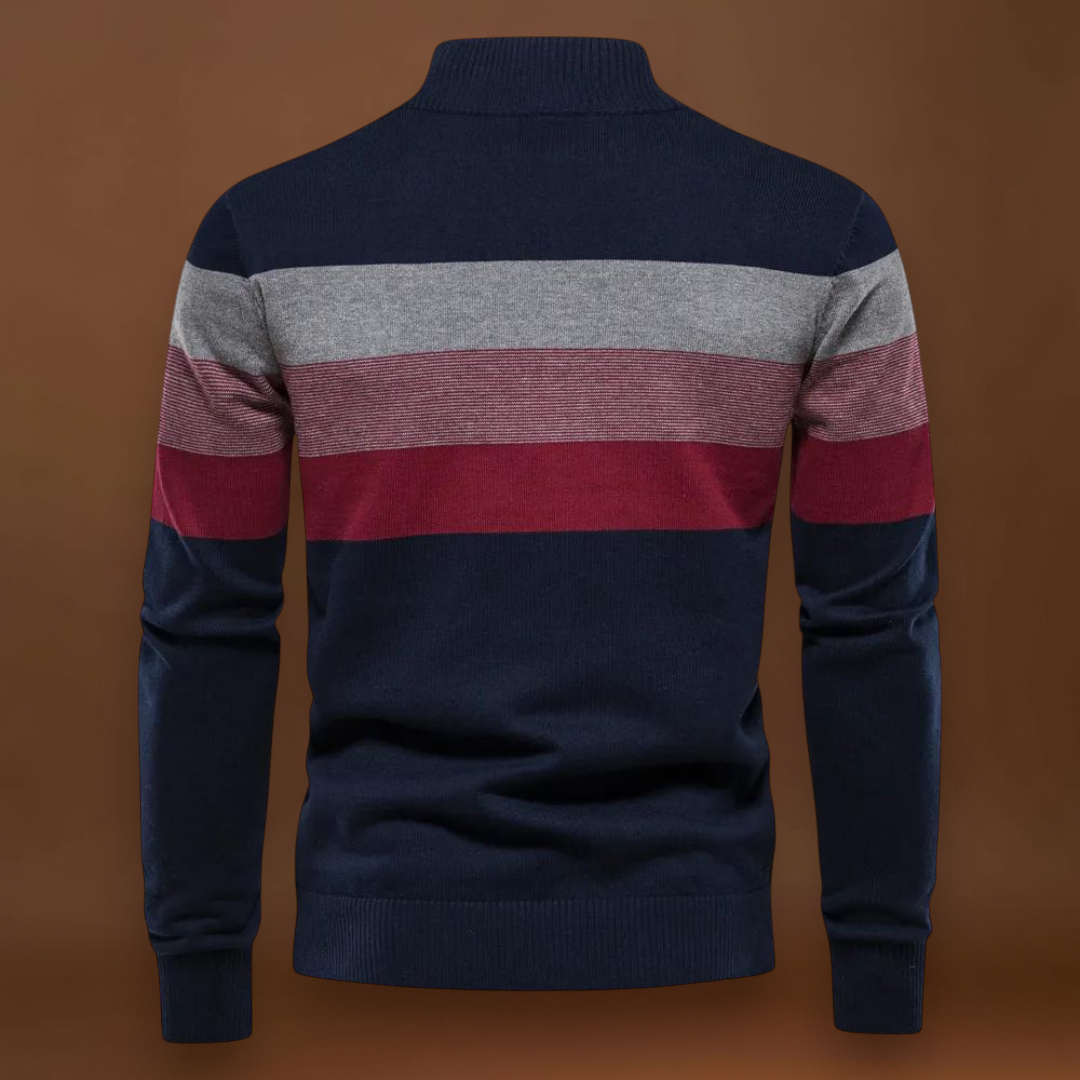 Constantino | Suéter Algodão Orgânico Zíper Respirável