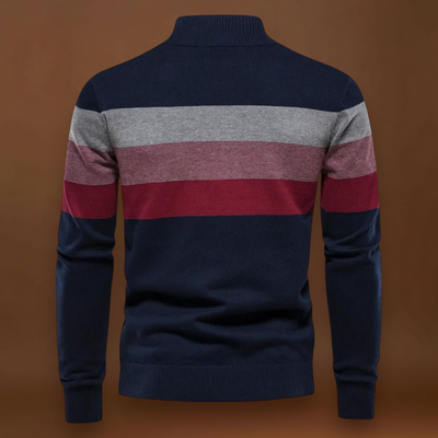 Constantino | Suéter Algodão Orgânico Zíper Respirável