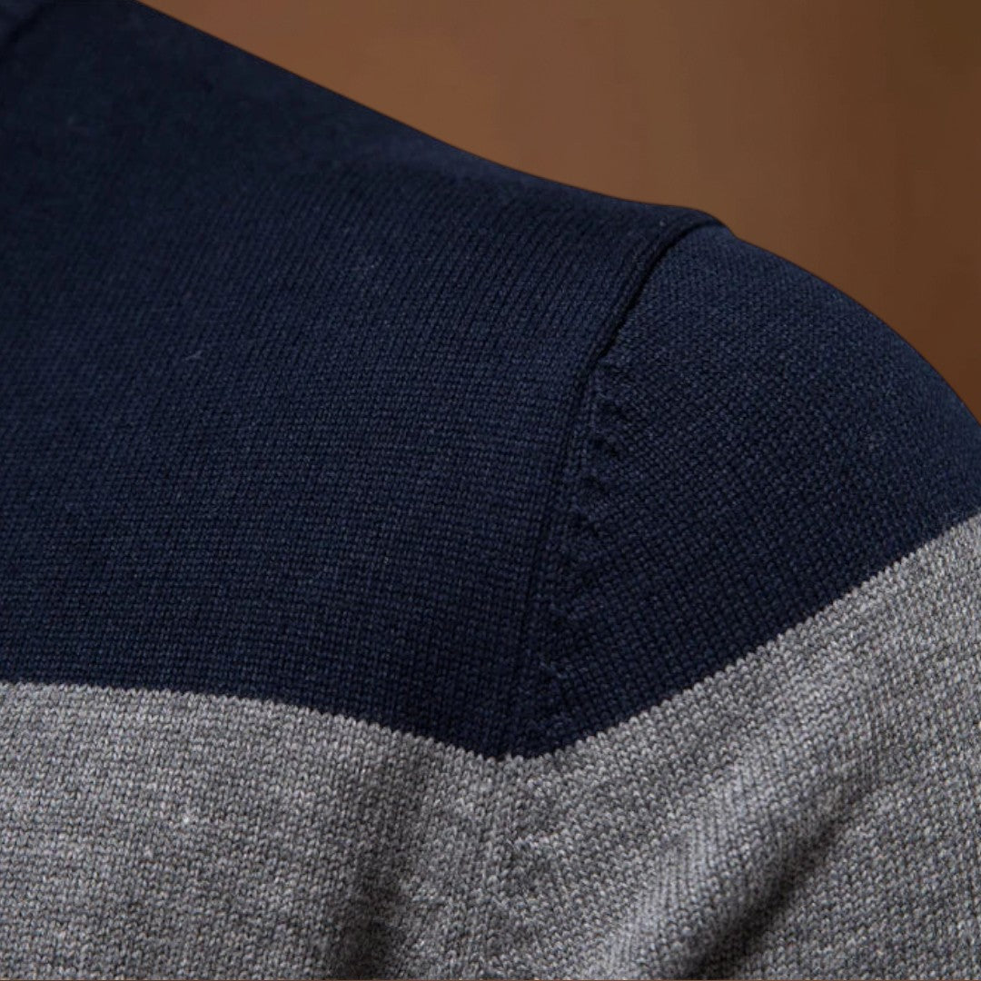 Constantino | Suéter Algodão Orgânico Zíper Respirável