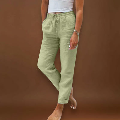 Benedita - Calças de linho leves