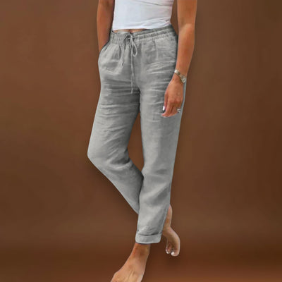 Benedita - Calças de linho leves