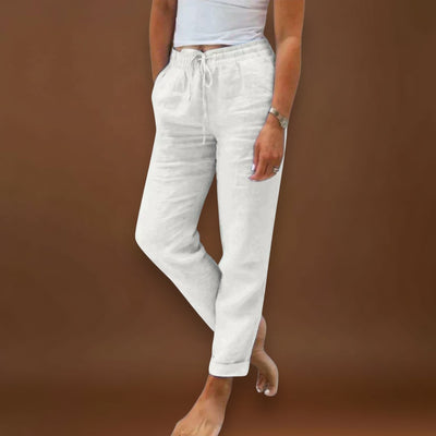 Benedita - Calças de linho leves
