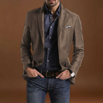 Casaco de fato - Mistura de poliéster com corte estruturado e espaço para se mover