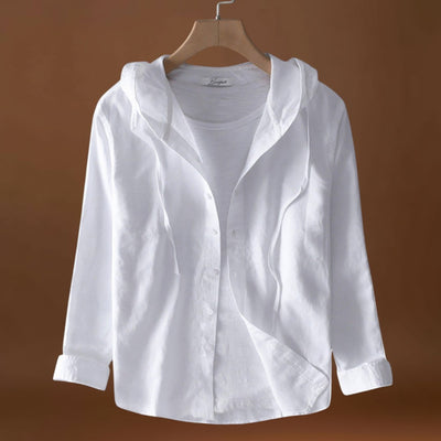 Clara - Blusa de Algodão com Capuz