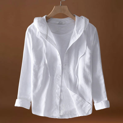 Filipa - Blusa de Algodão com Capuz