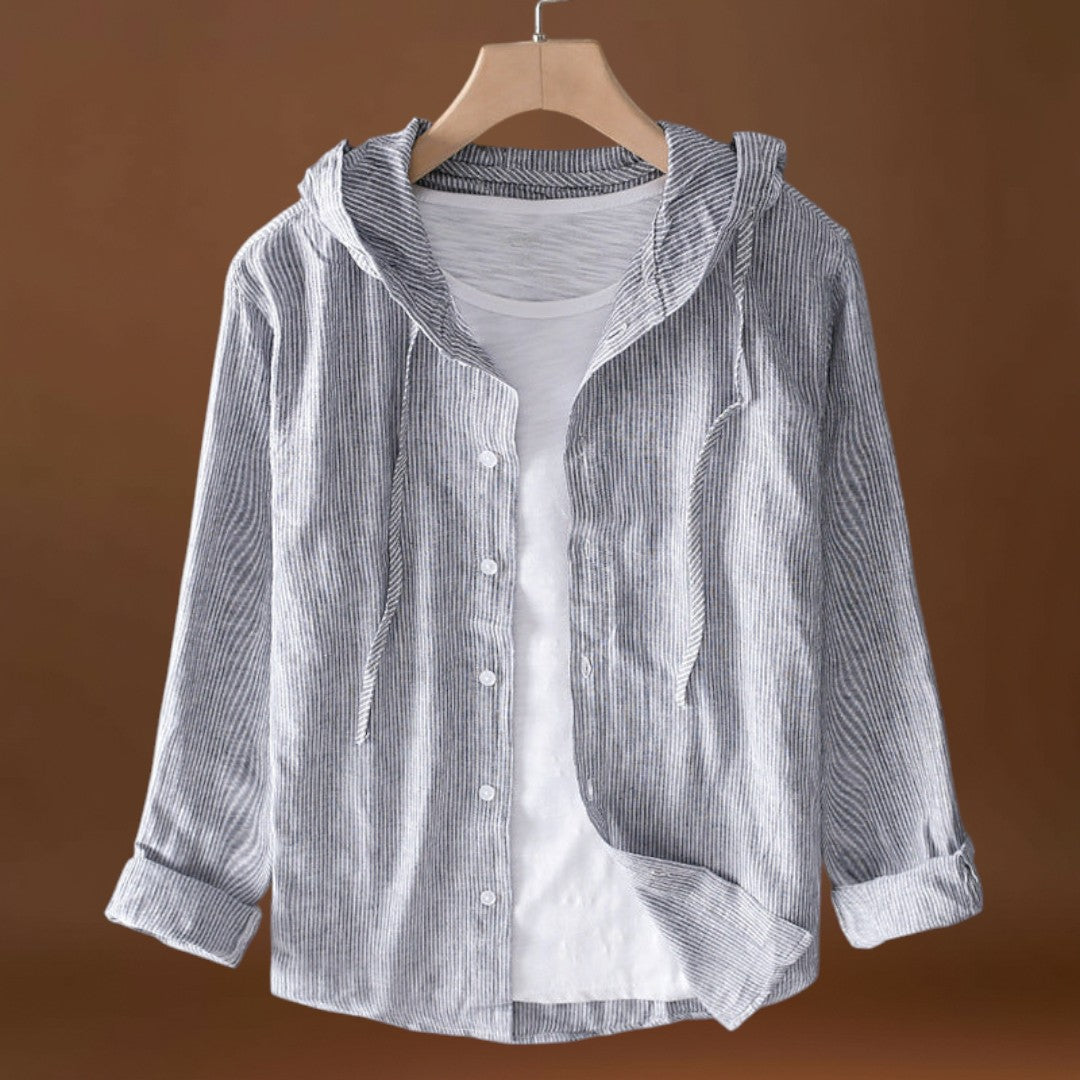 Filipa - Blusa de Algodão com Capuz