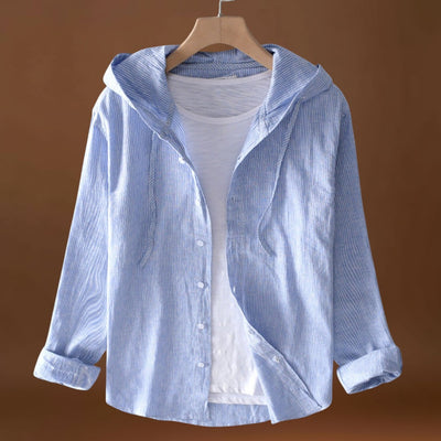 Clara - Blusa de Algodão com Capuz