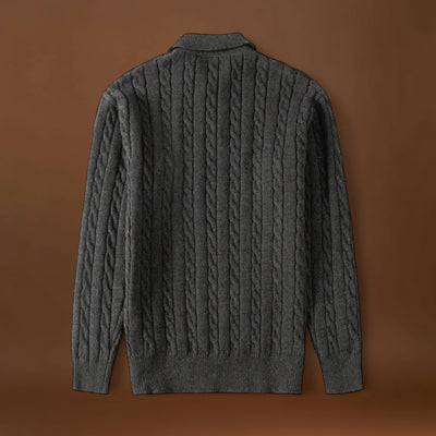 Afonso | Pullover Malha Ajustável Zíper Ventilação