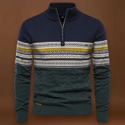 Manuel | Suéter Poliéster com Zíper Ajustável