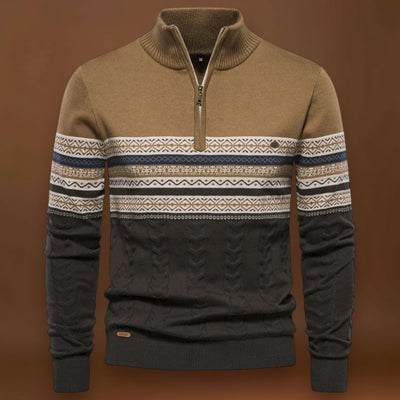 Manuel | Suéter Poliéster com Zíper Ajustável