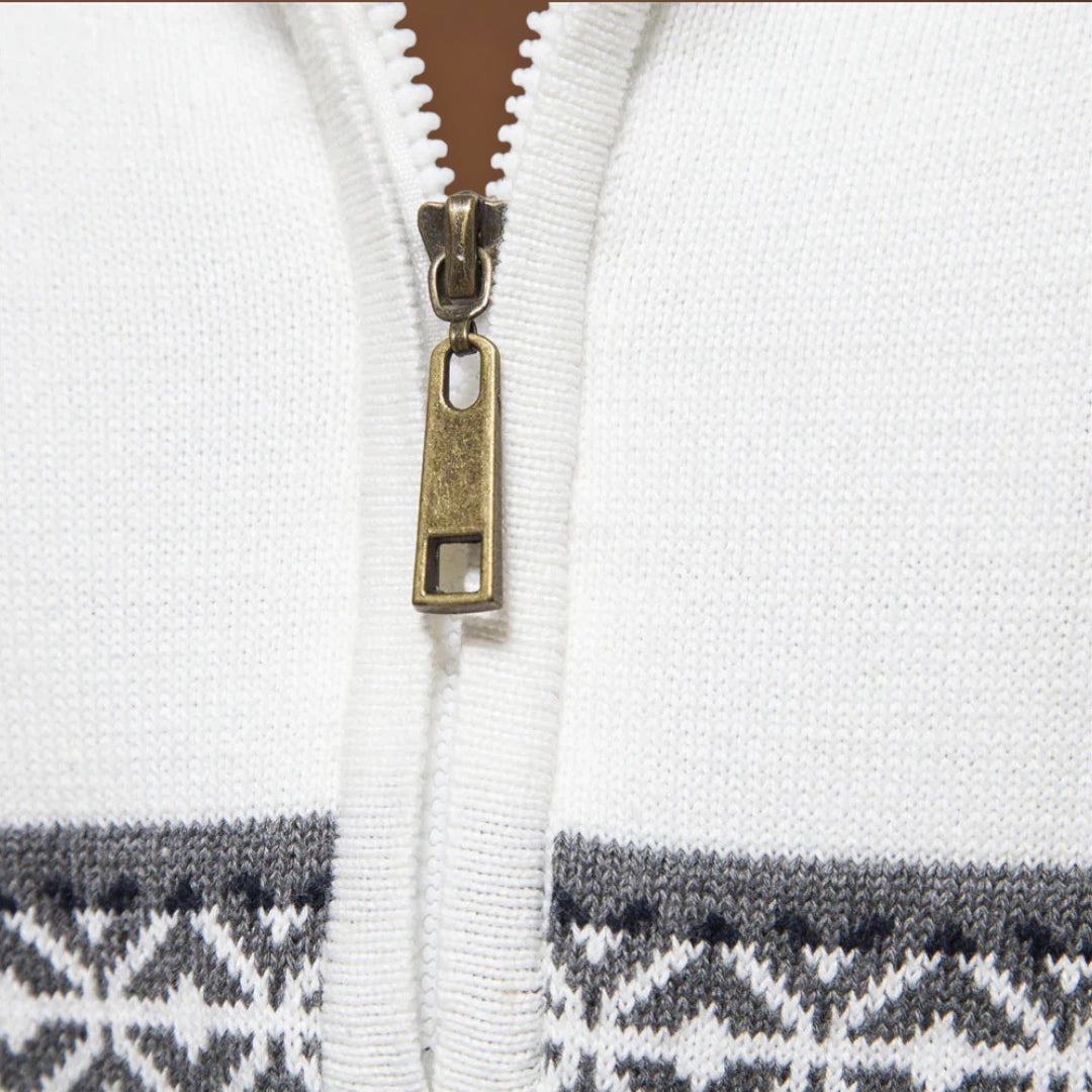 Manuel | Suéter Poliéster com Zíper Ajustável