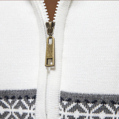 Manuel | Suéter Poliéster com Zíper Ajustável