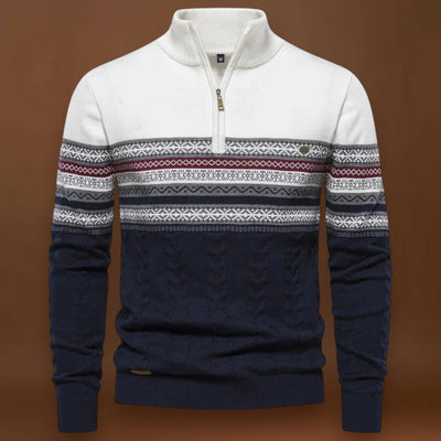 Manuel | Suéter Poliéster com Zíper Ajustável