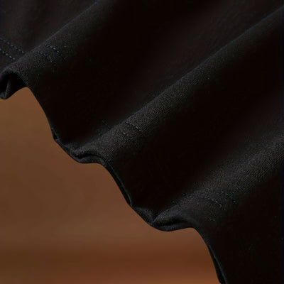 T-Shirt – Corte Regular em Mistura de Poliéster e Decote Suave