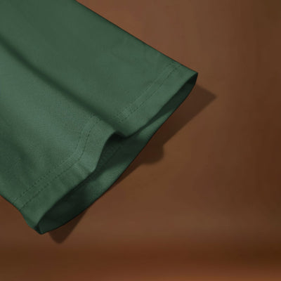 T-Shirt – Corte Regular em Mistura de Poliéster e Decote Suave