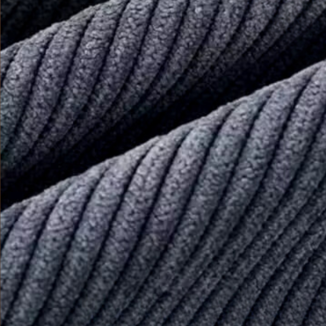 Calças - Mistura de Veludo Cotelê com Corte Reto e Ajuste Espaçoso