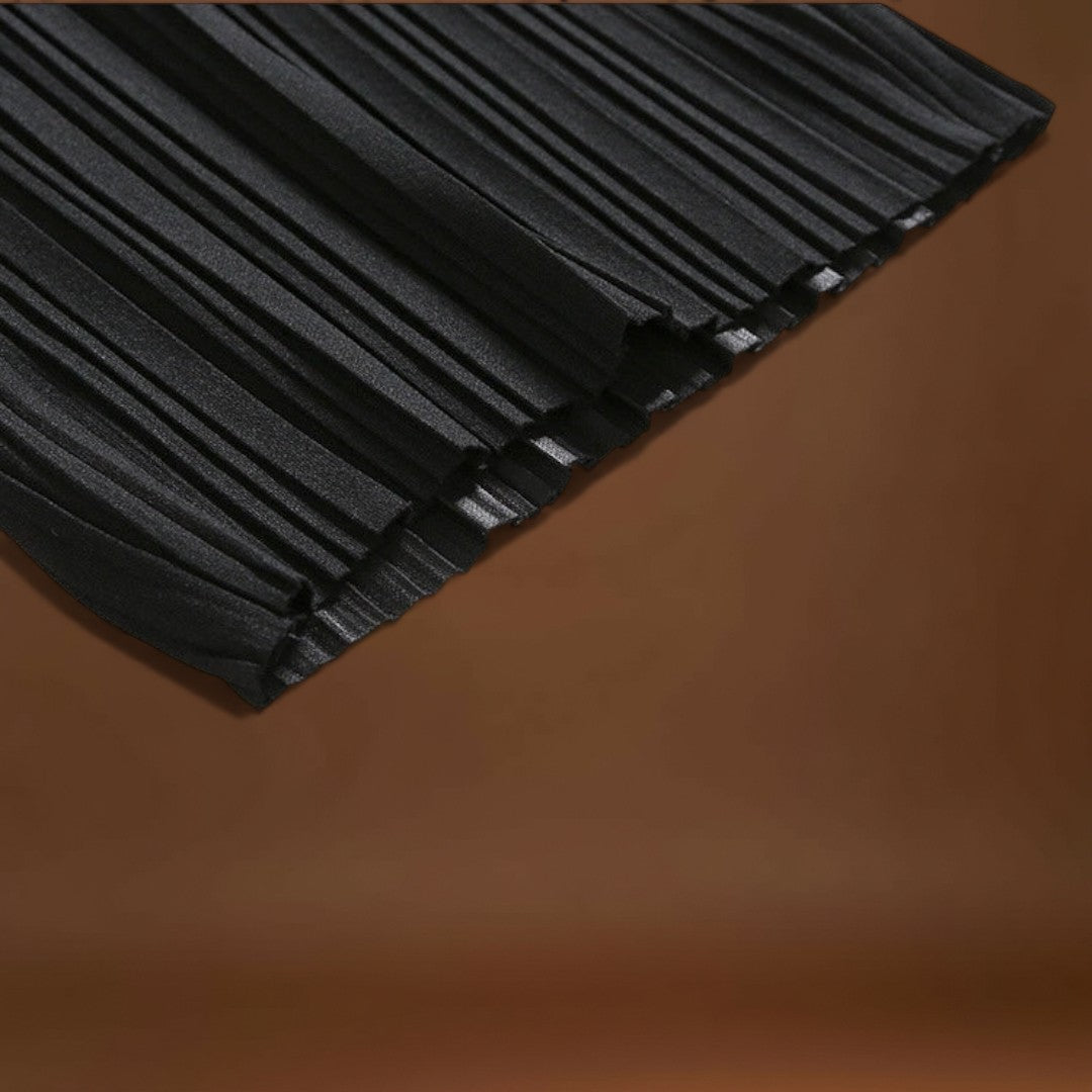 Calças - Frente Plissada e Corte Relaxado para Movimento Fácil