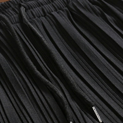 Calças - Frente Plissada e Corte Relaxado para Movimento Fácil